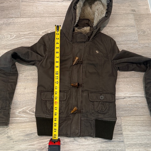 ABERCROMBIE Y2K FAUX FUR UTILITY JACKET - Picture 11 of 12